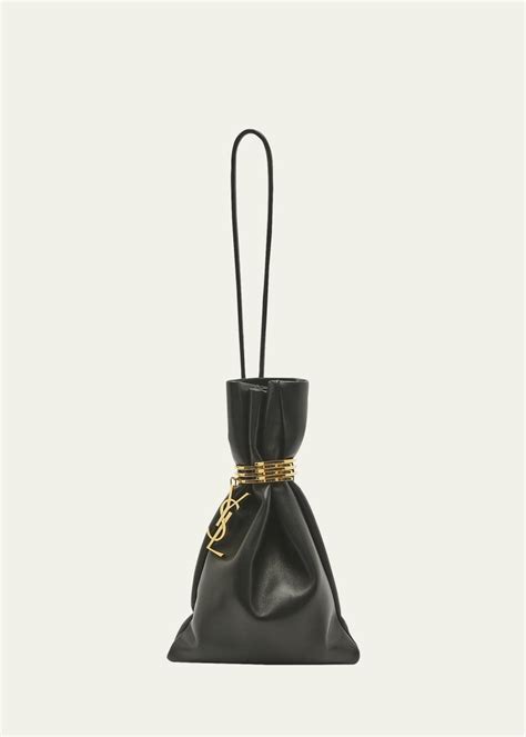 ysl evening pouch in lambskin|Saint Laurent Evening Bags .